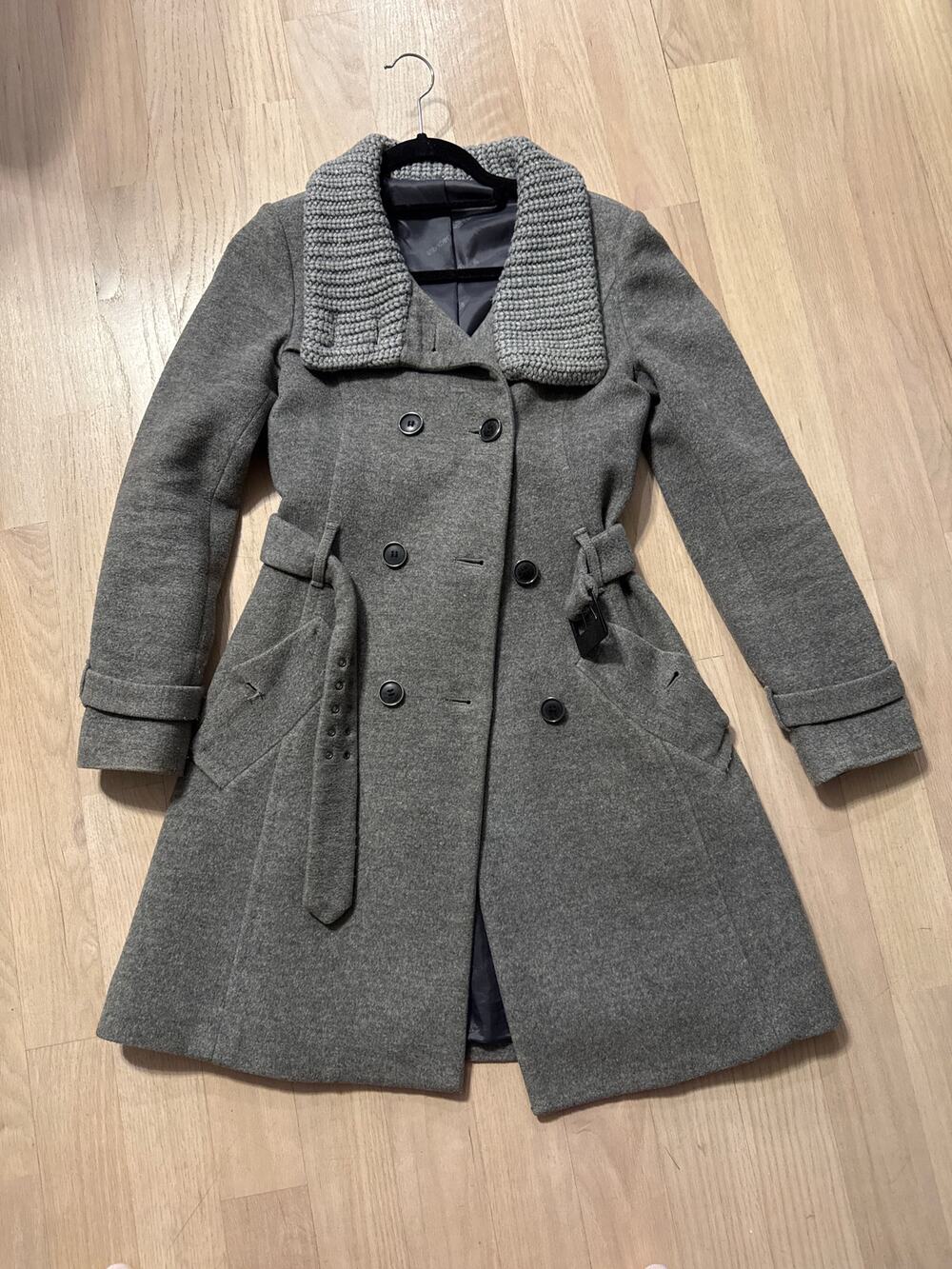 Women’s wool trench coat